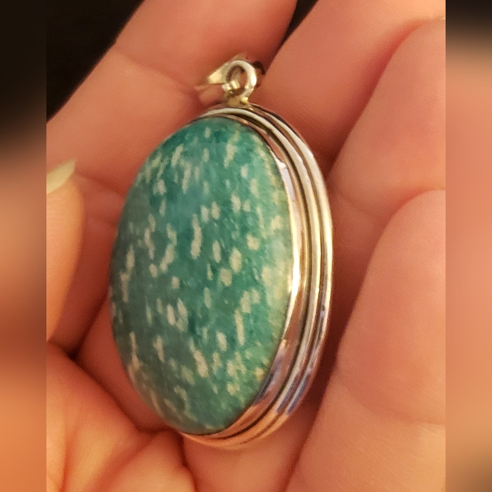 Amazonite Pendant - Picture 3 of 3